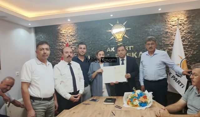 Duygu Pınar Marçalı Doğru mazbatasını aldı