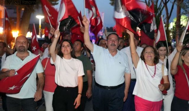 Milas Belediyesi’nden Cumhuriyetimizin 101. Yılında fener alayı etkinliği