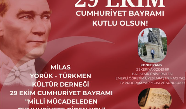 Yörükler Cumhuriyeti konferansla kutlayacak