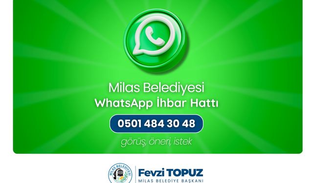 Whatsapp hattı ile sorunlara kolay çözüm